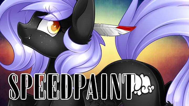 Art trade w/Honey Bee - Cloudy Night - MLP Speedpaint