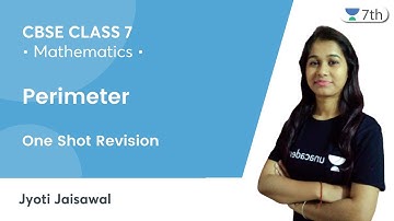 Perimeter | One Shot Revision | Maths | Unacademy 7th | Jyoti Jaisawal