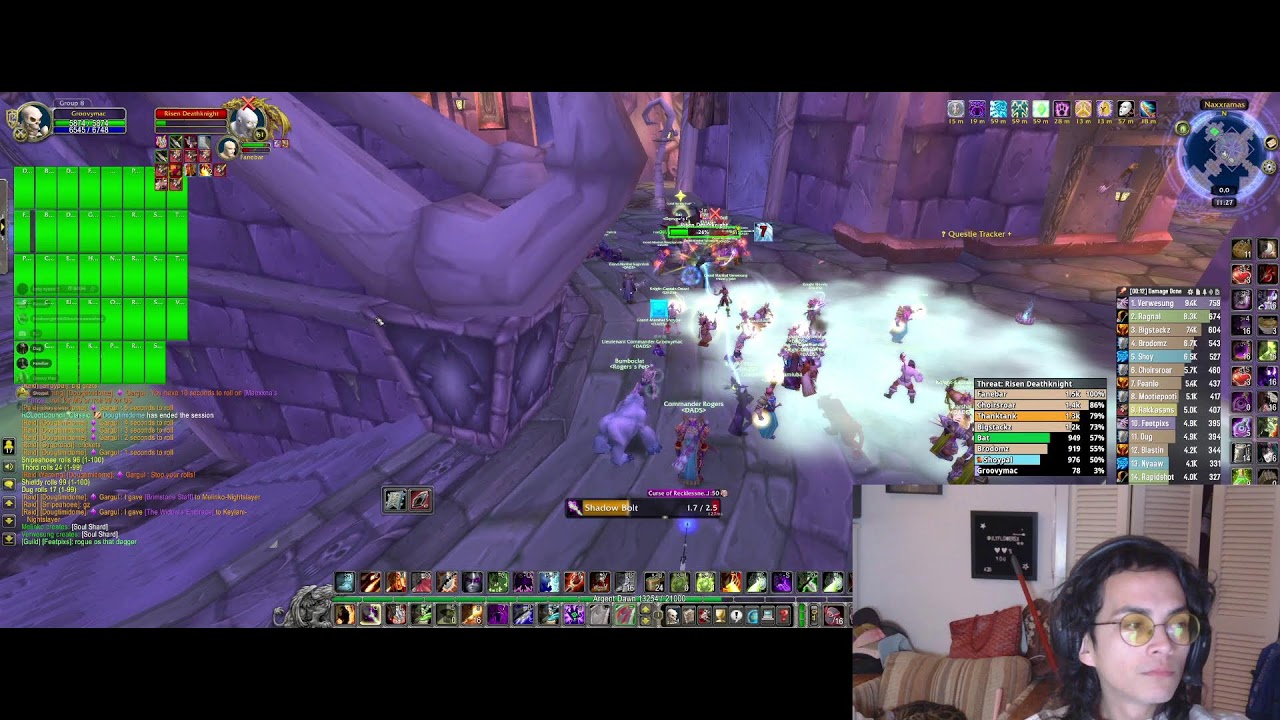 Double Naxxramas US nightslayer First Warrior Then Warlock!