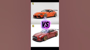 Toyota Supra vs Nissan GTR