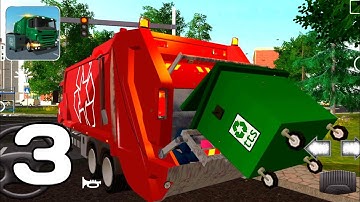 Trash Truck Simulator - Part 3 (Android GamePlay Walkthrough)