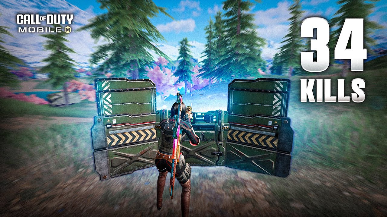 SOLO VS SQUAD 100% EXPLICADO COM O ESCUDO (34 KILLS) - COD: MOBILE BATTLE ROYALE