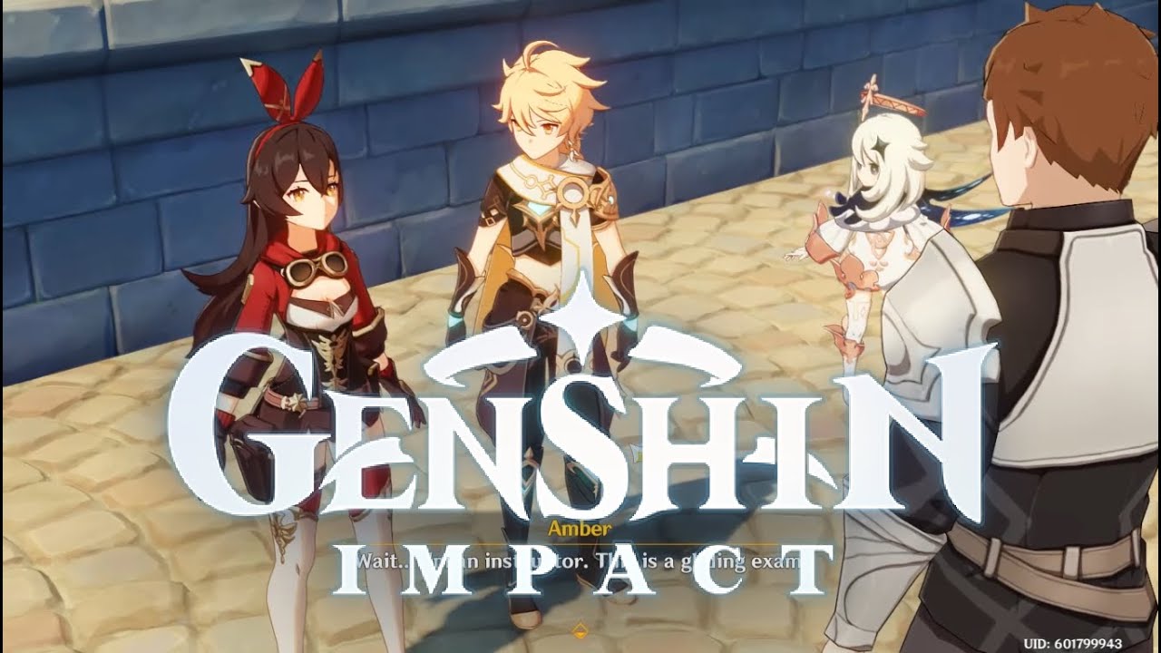 Genshin Impact Gameplay Passing The Gliding Test YouTube