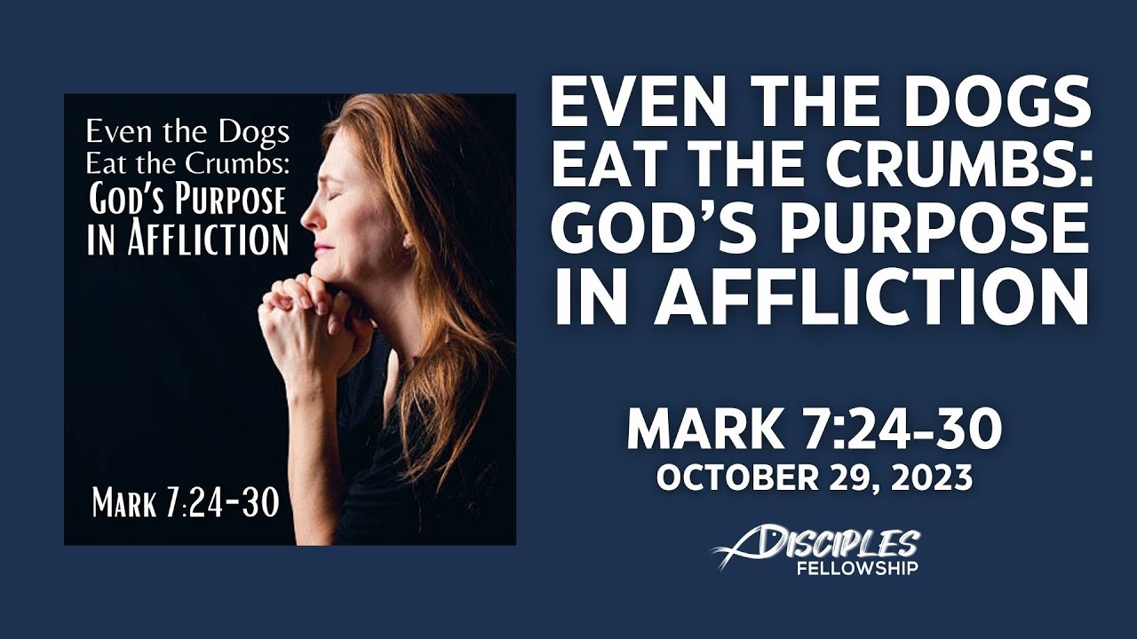 Even the Dogs Eat the Crumbs God's Purpose in Affliction; Mark 72430 YouTube