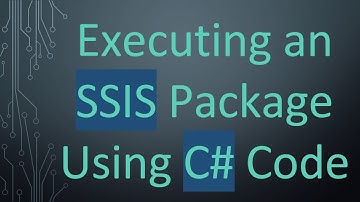 Executing an SSIS Package Using C# Code