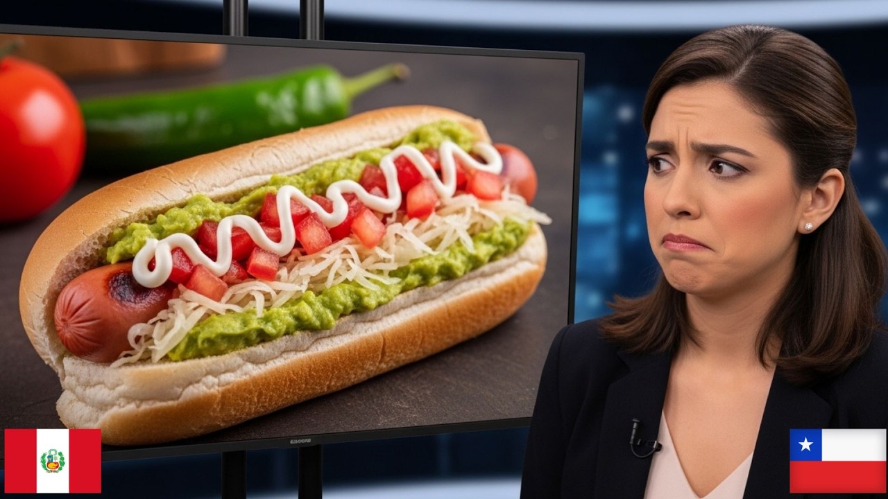 “Comida chilena mala”: TV peruana critica y joven queda en shock en Santiago