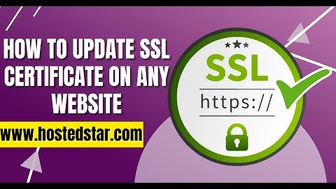 How to enable ssl certificate on website | how to enable ssl on hostedstar