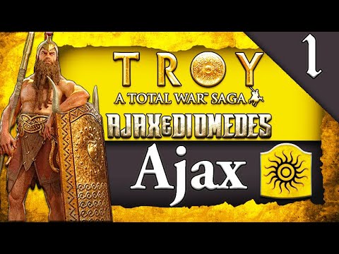 AJAX THE GREAT! TROY Total War Saga: Ajax Campaign Gameplay #1