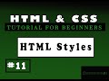 Html and css tutorial for beginners  11 html styles