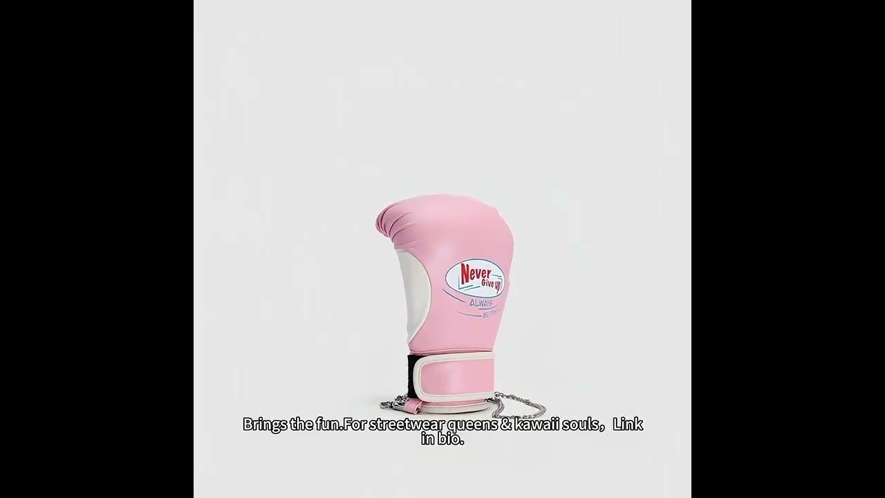This? Not your average glove...It’s a bag. A bold, pink, streetwear icon.Cute?  