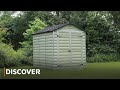 Waltons 6 x 8 Green Skylight Plastic Shed Overview Waltons 6 x 8 Green Skylight Plastic Shed Overview
