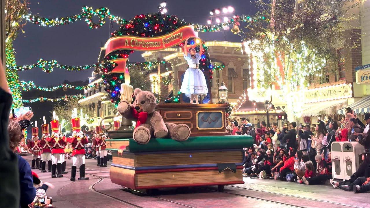 A Christmas Fantasy Parade at Disneyland Full Show | 4K POV 60FPS