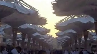 MEDİNE’YI MÜNEVVERE - Medınede şemsiyeler açılırken-1 @Halilaktaş61