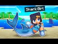 Playing As a SHARK GIRL In Minecraft!