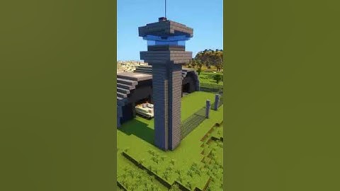 Minecraft Military Base Idea  Timelapse Animation