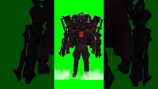 Green Screen Skibidi Titan Speaker Man video effects overlay #greenscreeneffects #skibiditoilet
