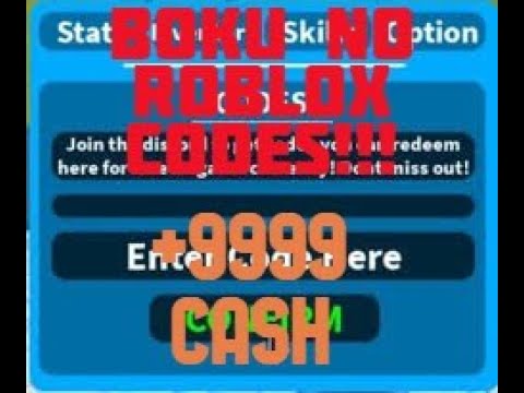 All Working Boku No Roblox Codes April 2020 Youtube