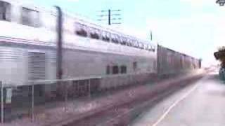 Amtrak Westbound Empire Builder at Northbrook, IL