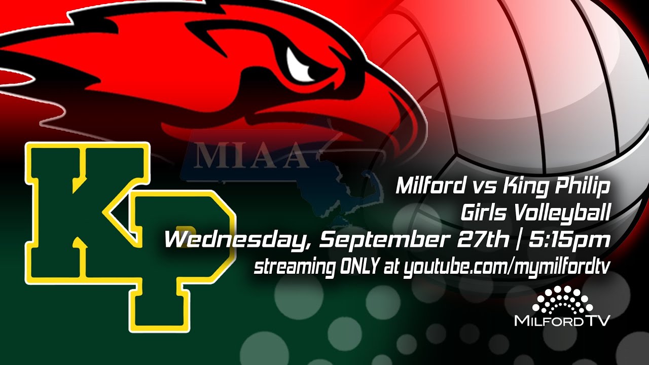 Milford Scarlet Hawks Volleyball September 27, 2023 vs King Philip