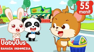 Jangan Buang Sampah Sembarangan | Kebiasaan Baik Anak | Kartun Anakanak | BabyBus Bahasa Indonesia