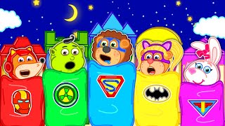 Aslan Yavrusu | Süper Kahraman Battaniyeleri | Çocuklar için çizgi film