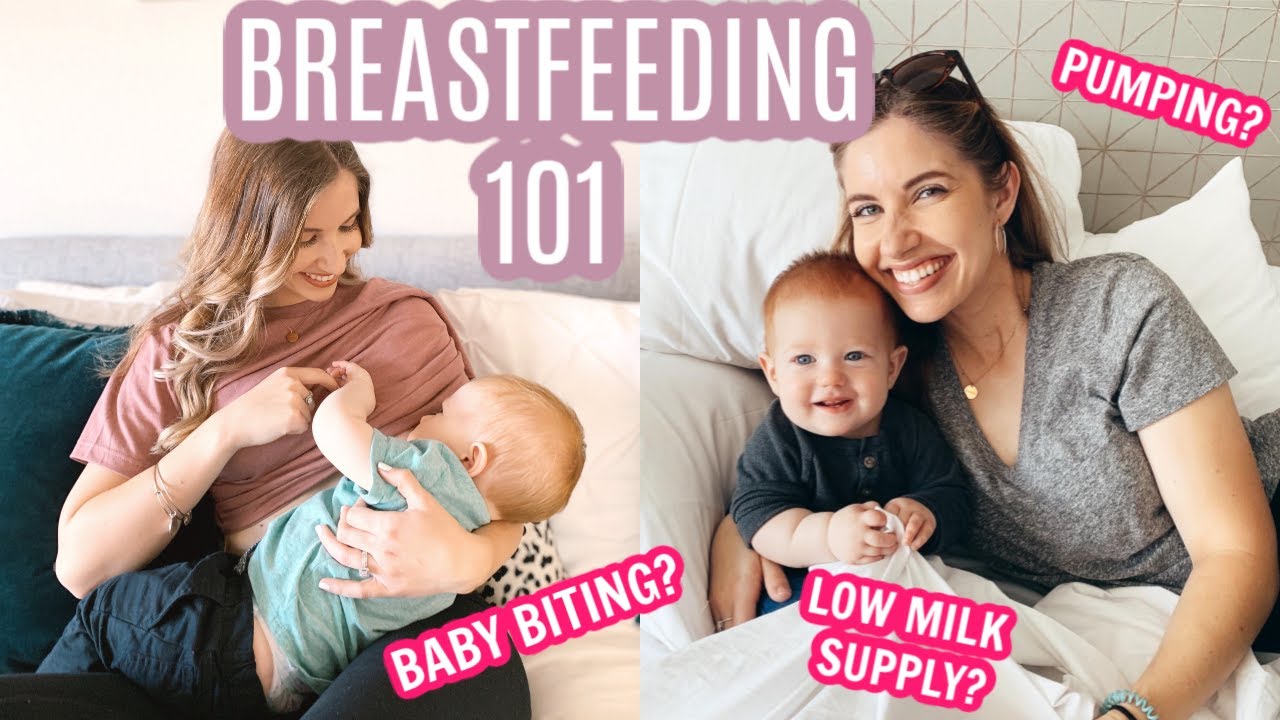 BREASTFEEDING TIPS, HOW TO BOOST MILK SUPPLY, & BABY BITING TIPS