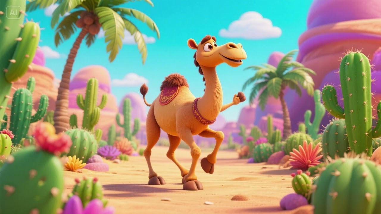 Camel’s Cactus Cha Cha 🐪🌵 | Fun Desert Dance Song for Kids