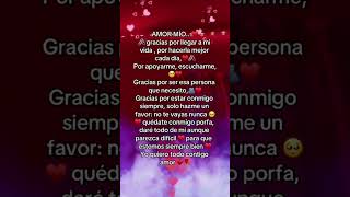 Gracias por llegar a mi vida 💛 #paramiamor #amor #lovemusic #amormio #love #amorpuro #sadlove