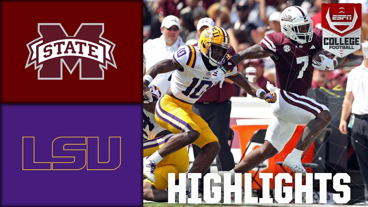 Live Updates: No. 14 LSU Football vs. Mississippi State in Week 3