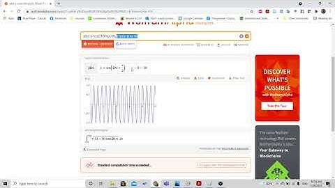Physics 207203 Lecture 8.5 Wolfram Apha Tutorial