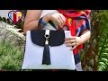 Aula em vídeo da bolsa de tecido Madlen. Elegant fabric bag tutorial. Fabric bags