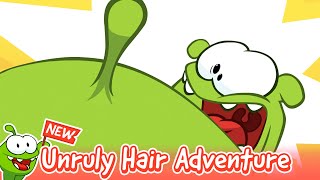 unruly hair adventure om nom stories new neighbors cartoon for kids