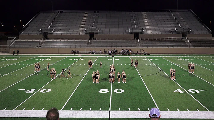 Stiles Cheerleaders at Halftime - 9-24-2019