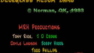 Video thumbnail of "Blueridge Cabin Home. Bluegrass Album Band - Norman, OK, 1983"