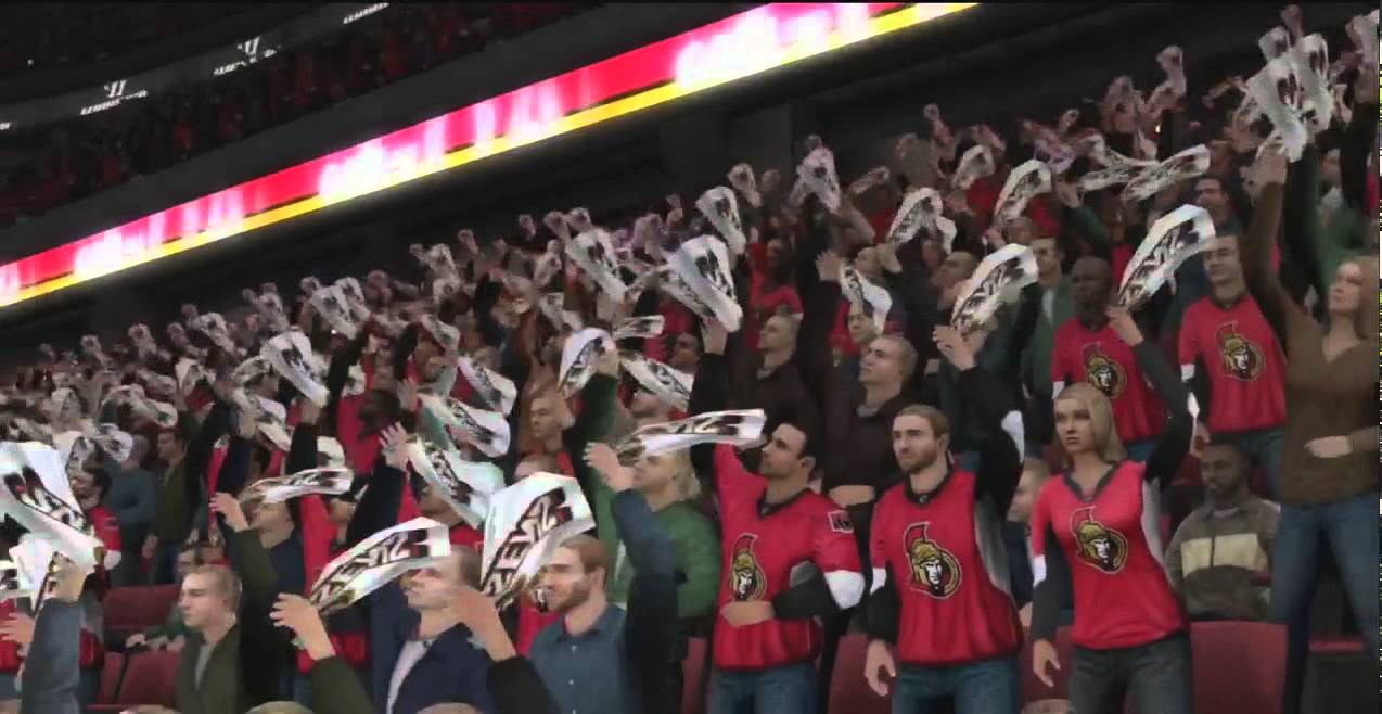 NHL 15 Xbox 360 Stanley Cup Finals Celebration Scene