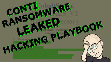 Leaked Conti Ransomware Playbook  - Red Team Reacts