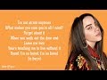 Billie eilish  bored lyrics