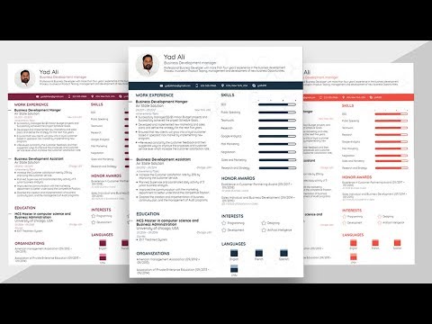 how-to-make-a-basic-and-simple-resume-template-with-microsoft-word-2019-latest