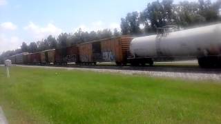 Monster CSX freight train by Folkston