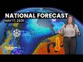 Canada's national forecast - May 17 | #weatheram