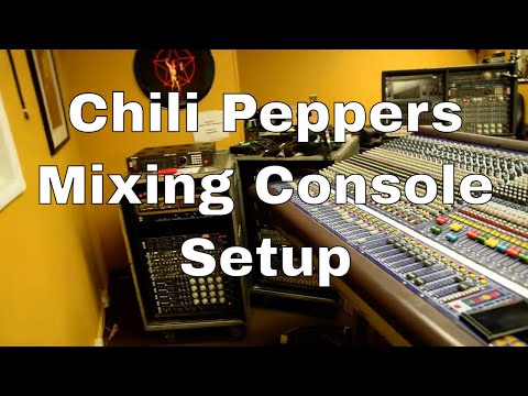 Red Hot Chili Peppers Mixing Console Setup Midas H3000 (Public)