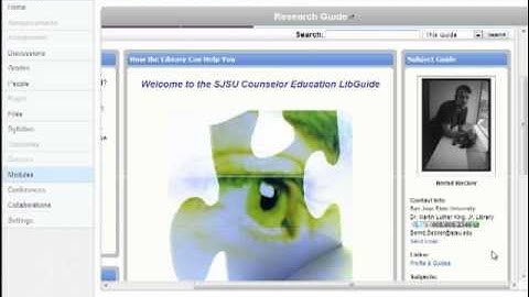 Embed Research Guides in Canvas