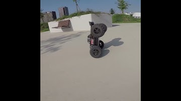 2040 RC - Arrma Notorious nose wheelie 😮 #shorts #arrma #notorious #skatepark #bashing #freestyle