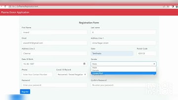 Plasma Donor Application using Python Flask