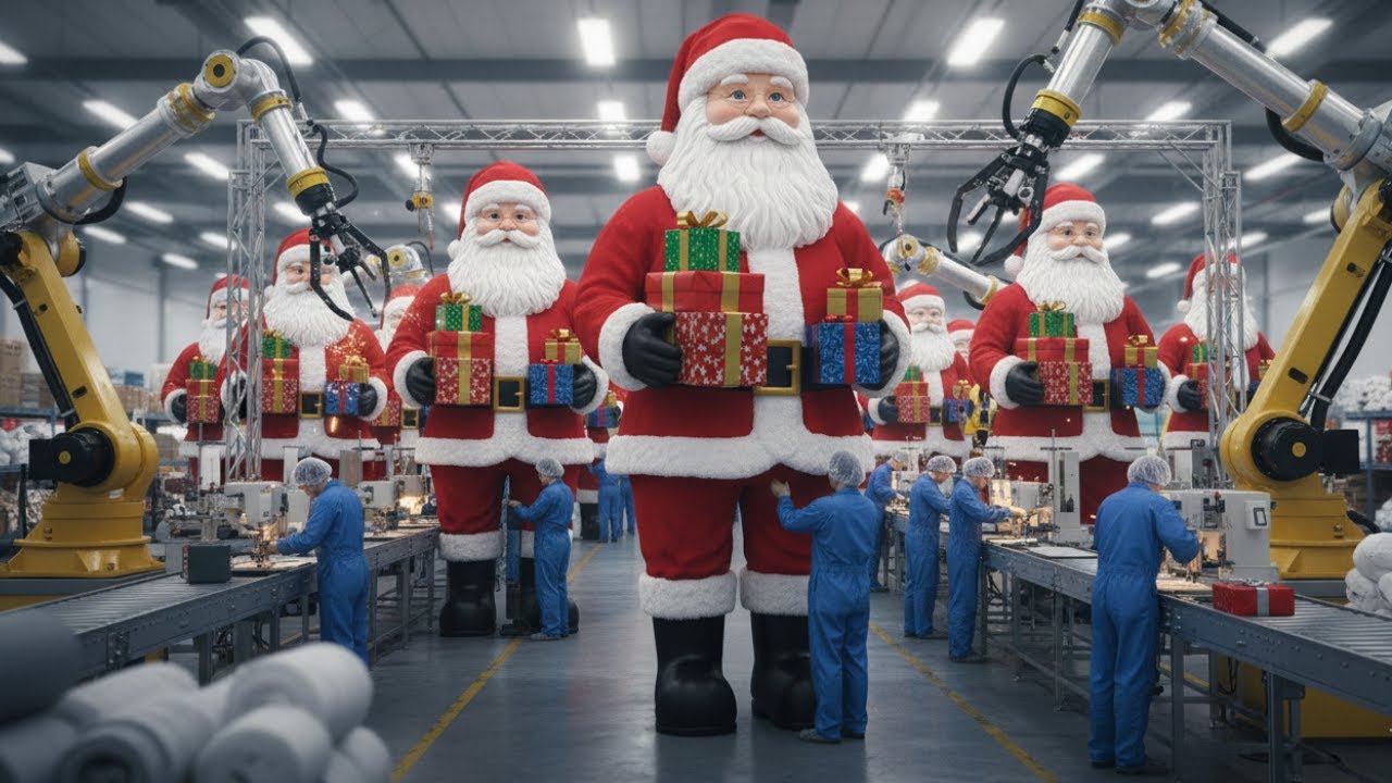Inside the Factory: How Santa Claus Is Made from Raw Fabric