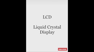 Full Form of LCD #shorts