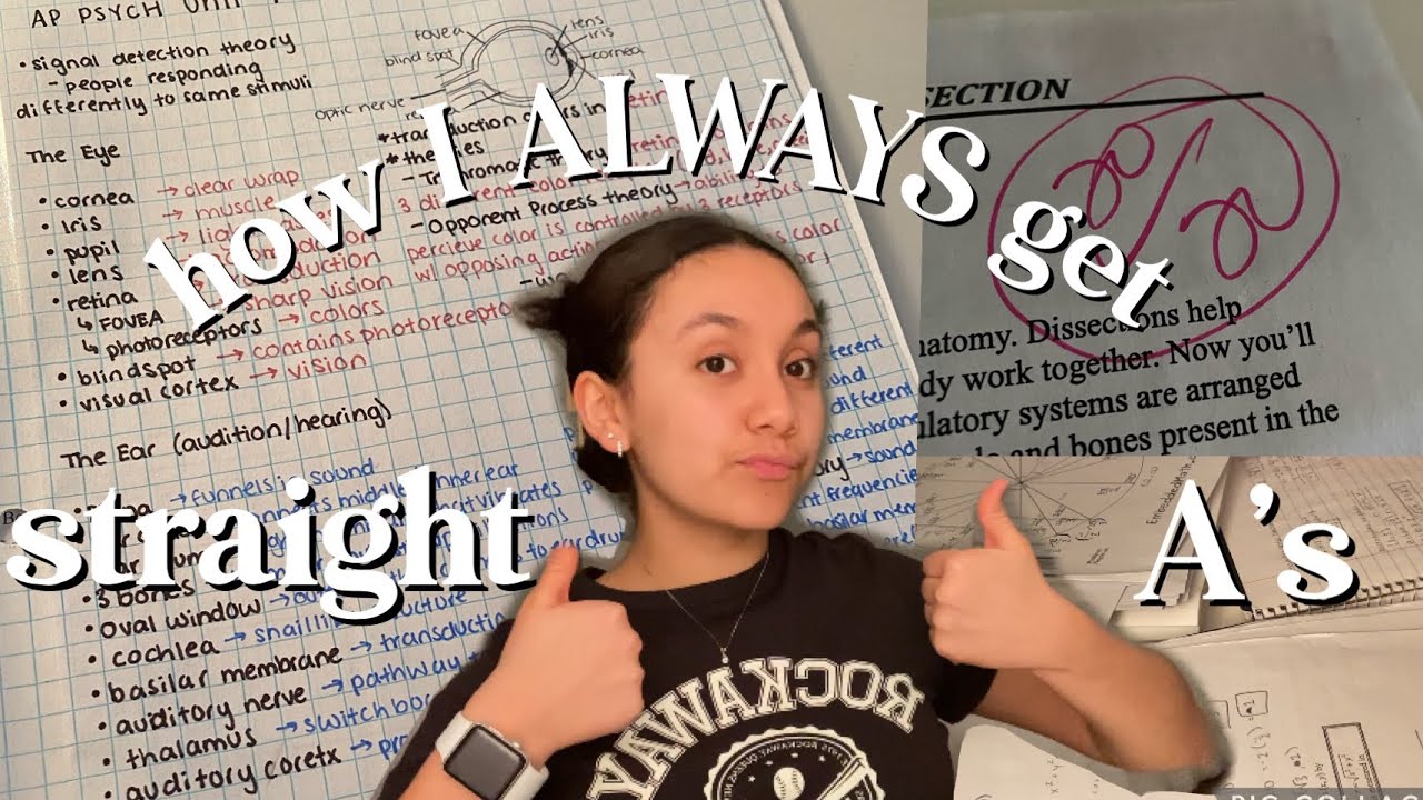 How to be a straight A student how to ALWAYS get good grades