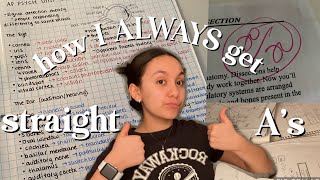 how to be a straight A student… 💌how to ALWAYS get good grades