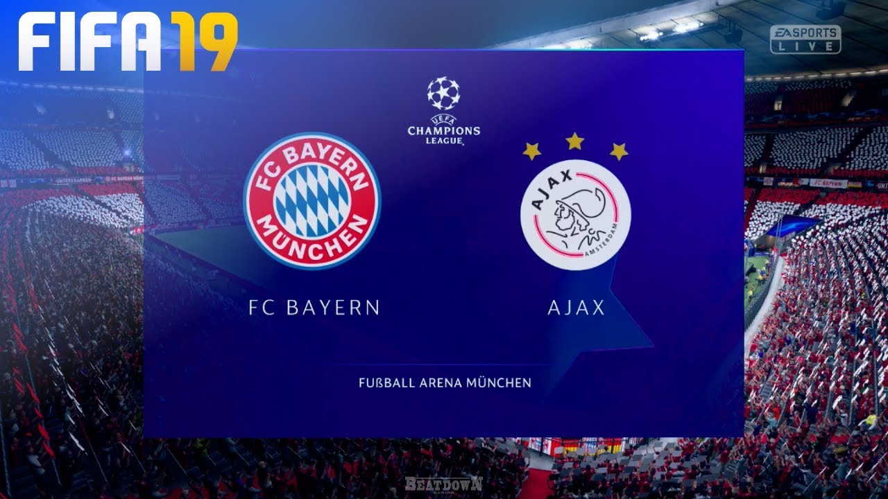 FIFA 19 - FC Bayern München vs. AFC Ajax @ Allianz Arena - YouTube