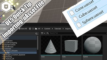 UE5 - Quick Tip - Importing .uAsset Files